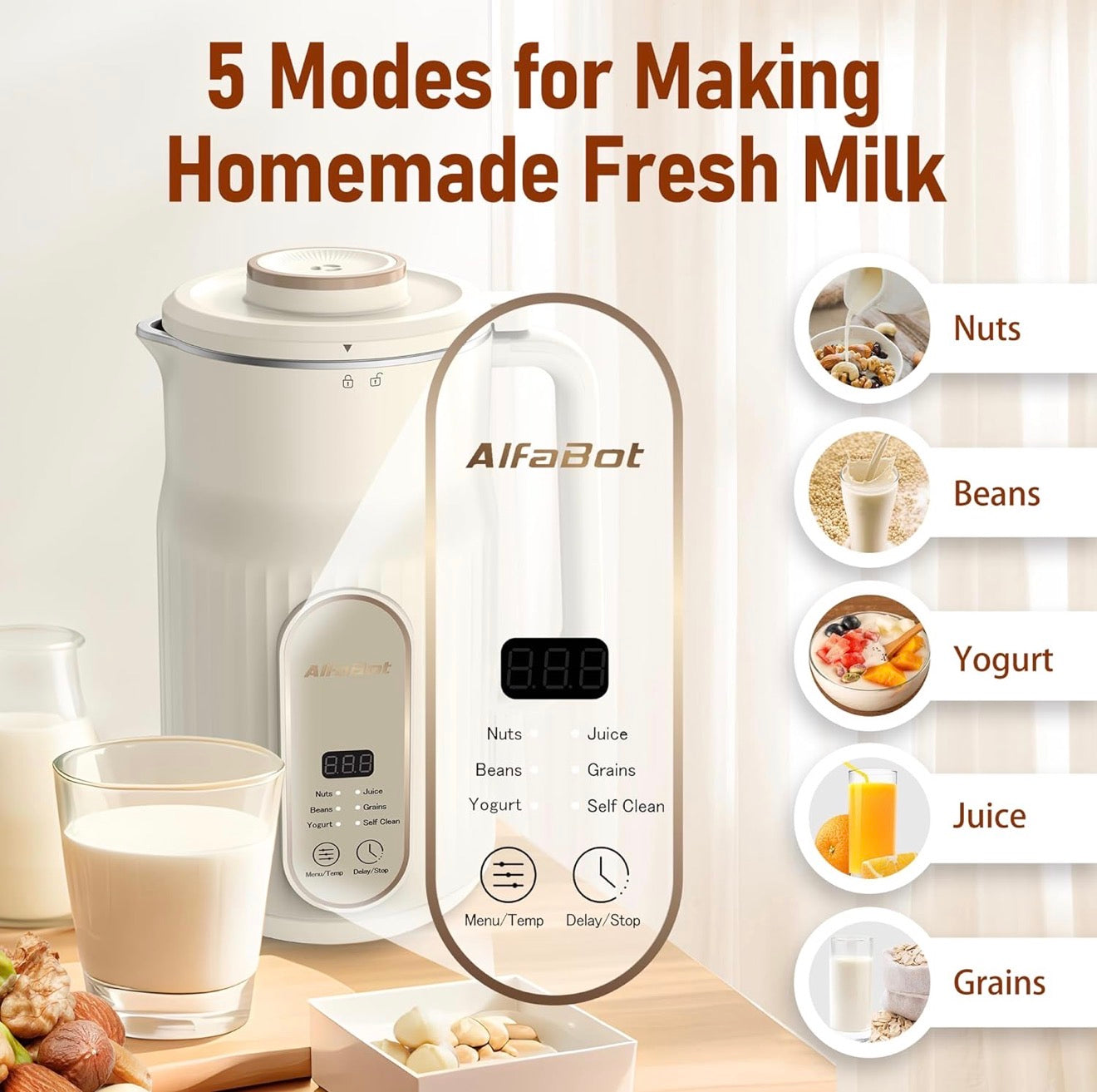 *NEW* Automatic Soy Milk Maker & Multi-Function Blender – Hot & Cold
