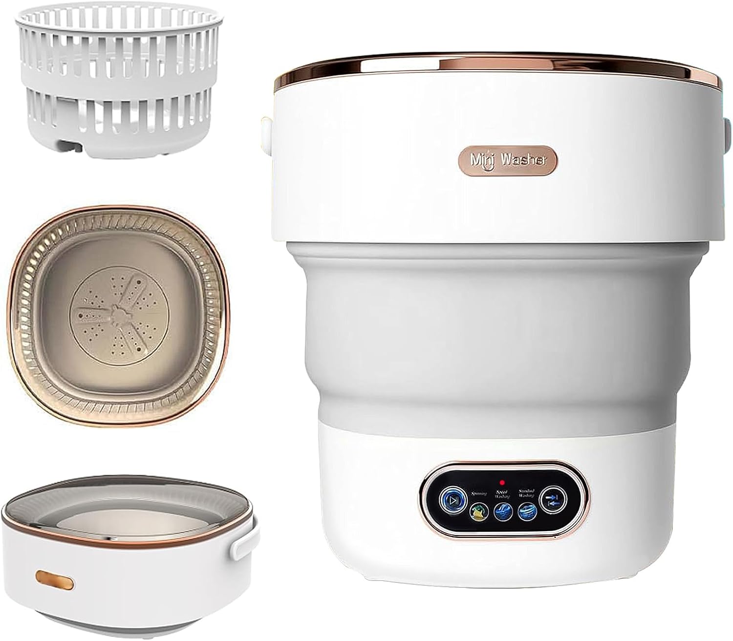 NEW - Foldable Mini Washer – Portable Compact Washing Machine