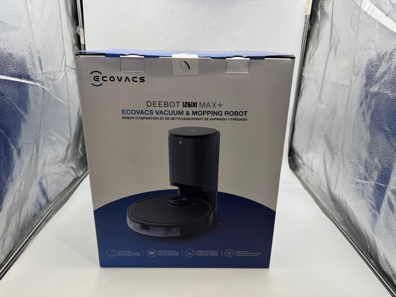 OPEN BOX - ECOVACS DEEBOT N10 MAX + Vacuum & Mopping (Black)
