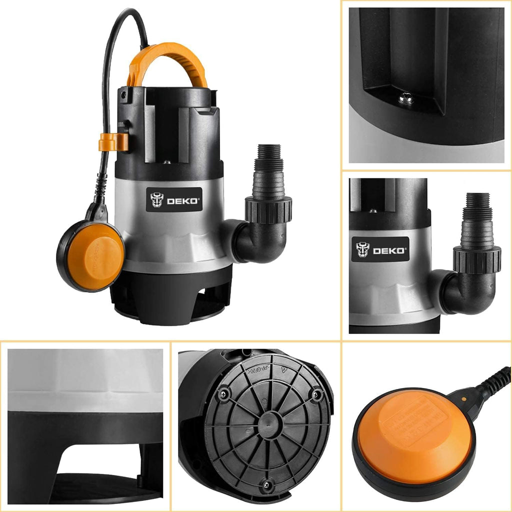 OPEN BOX - DEKO Sump Pump 1HP 3302GPH 750W