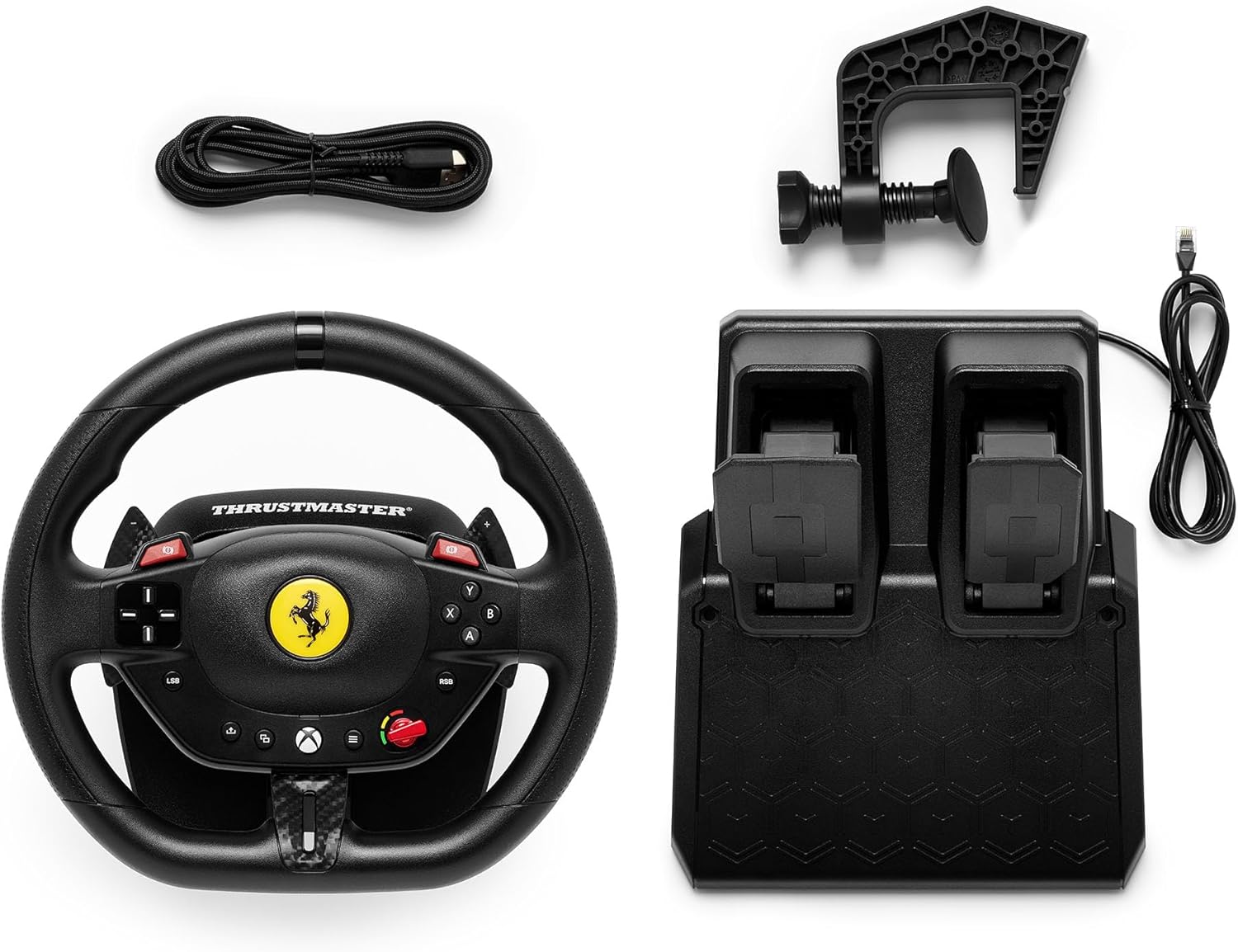 OPEN BOX - Thrustmaster T98 Ferrari 296 GTS, Racing Wheel for Xbox, PC