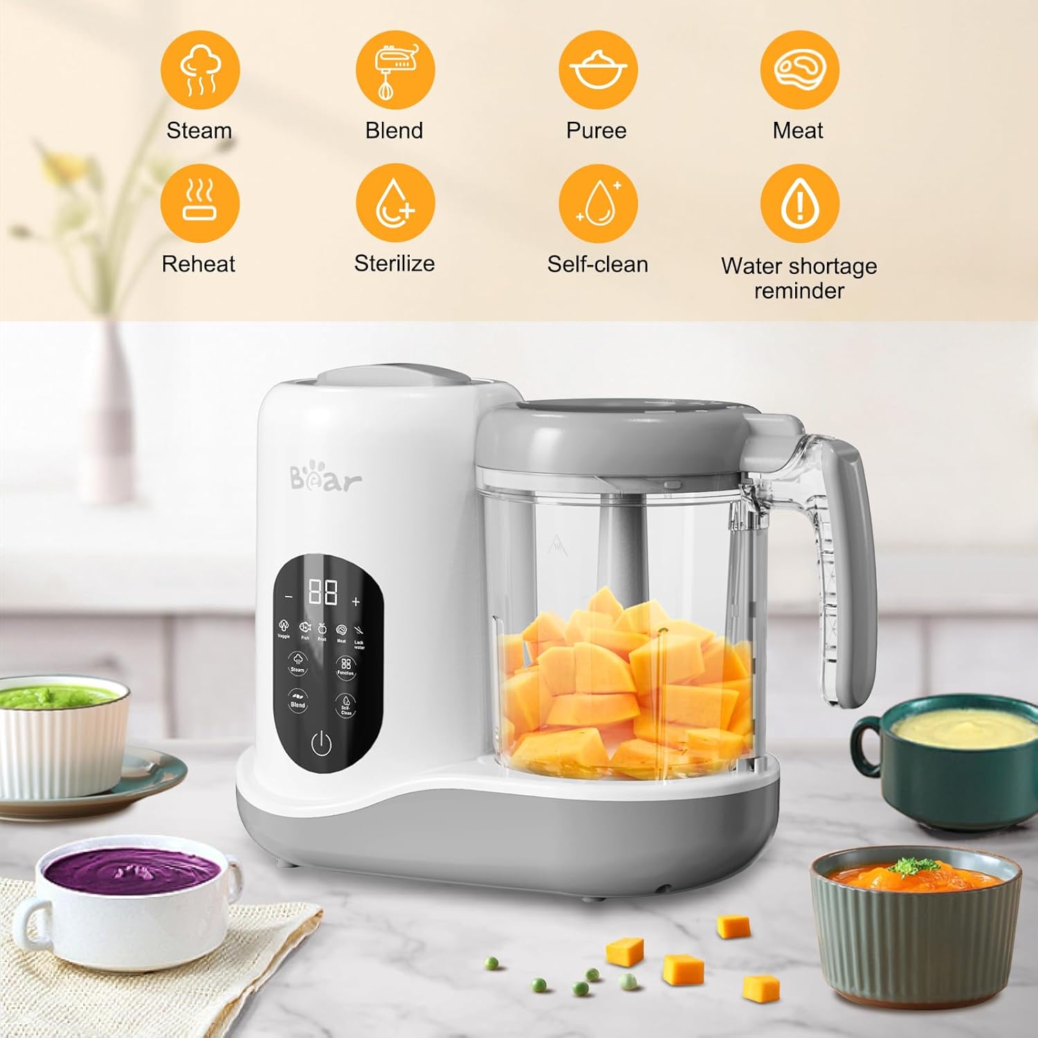 NEW - BEAR Baby Food Maker