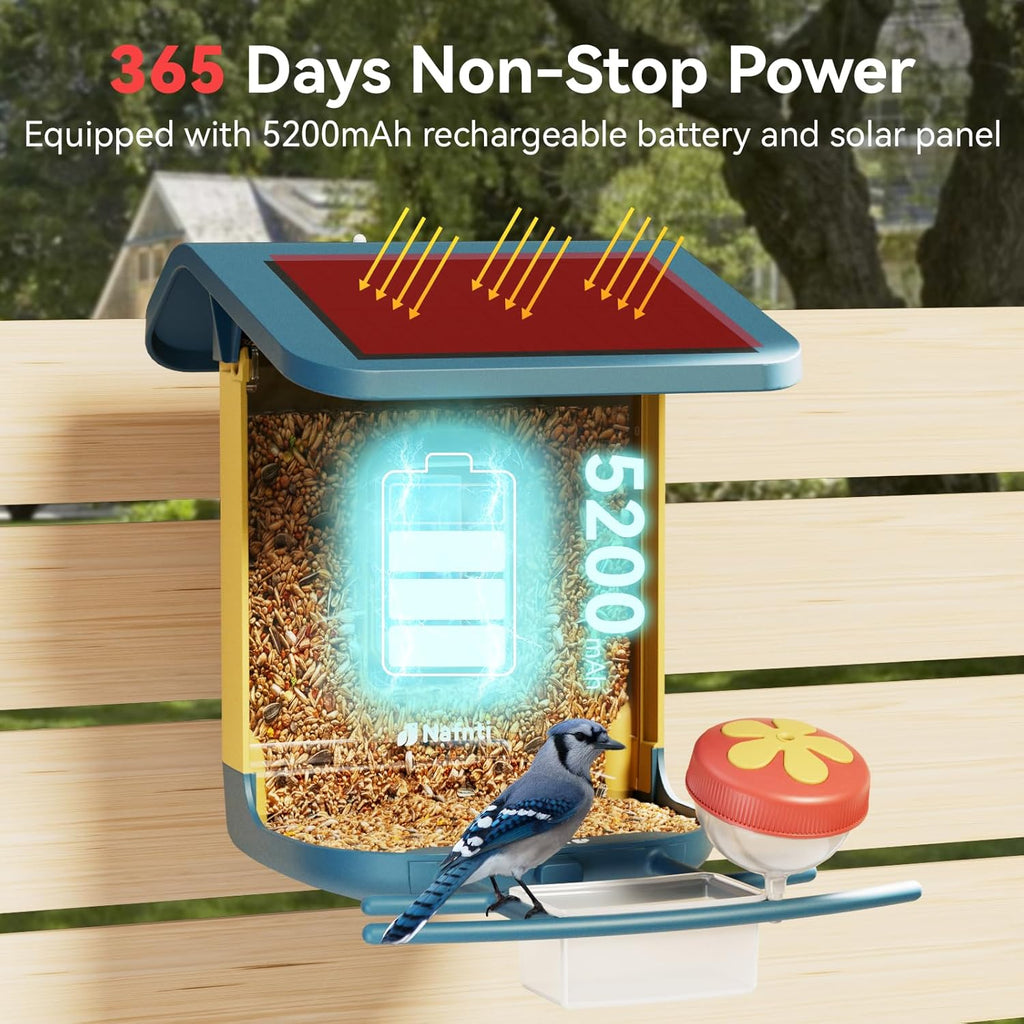 OPEN BOX - Nafnti Bird Feeder Smart Camera