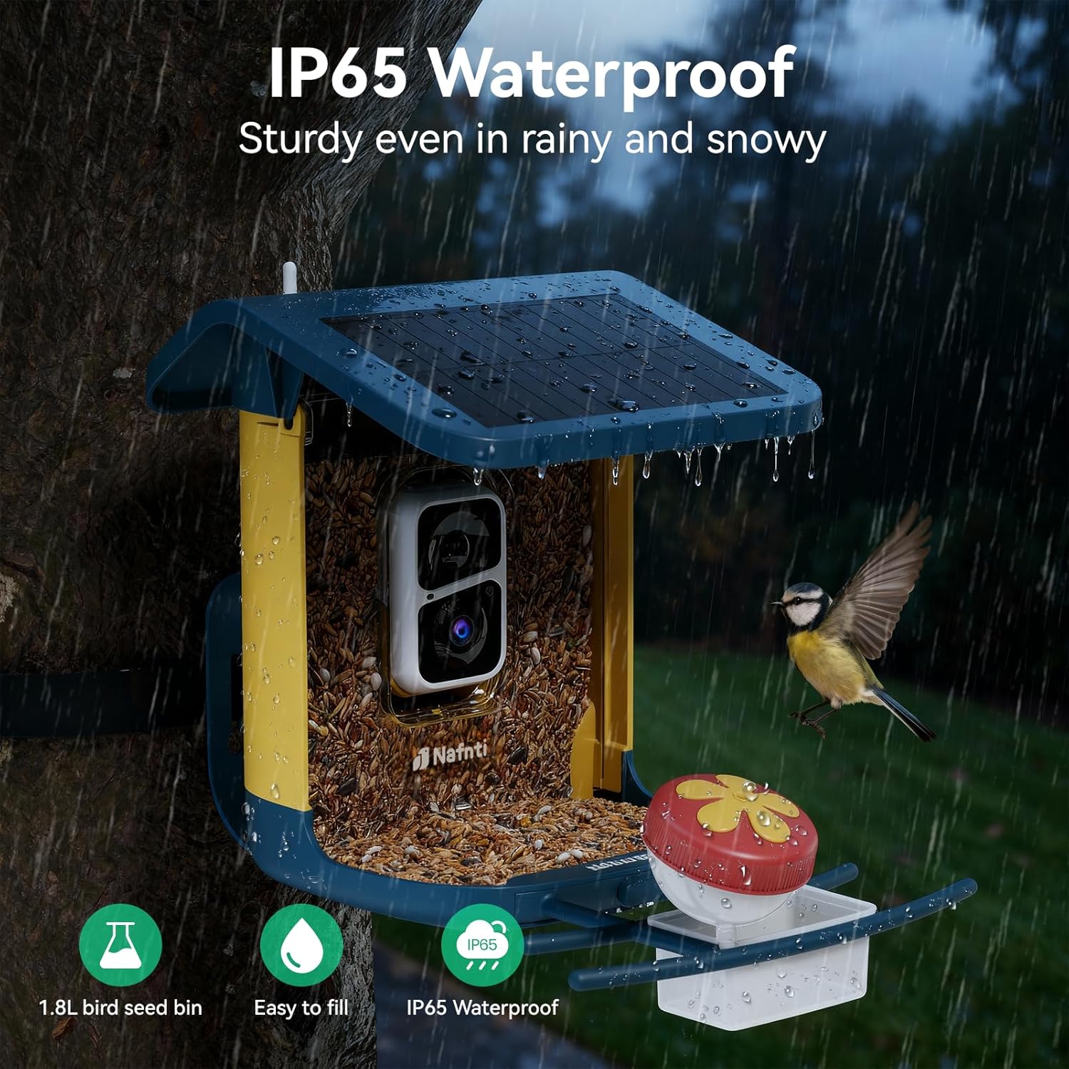 OPEN BOX - Nafnti Bird Feeder Smart Camera
