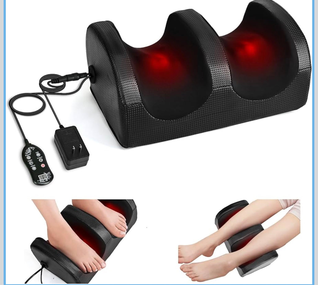 *NEW* Foot & Calf Massager with Heat – 3 Speeds | Deep Kneading Relief