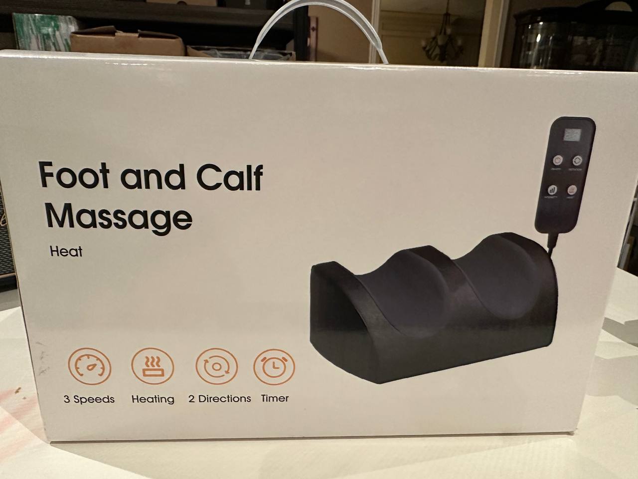 *NEW* Foot & Calf Massager with Heat – 3 Speeds | Deep Kneading Relief