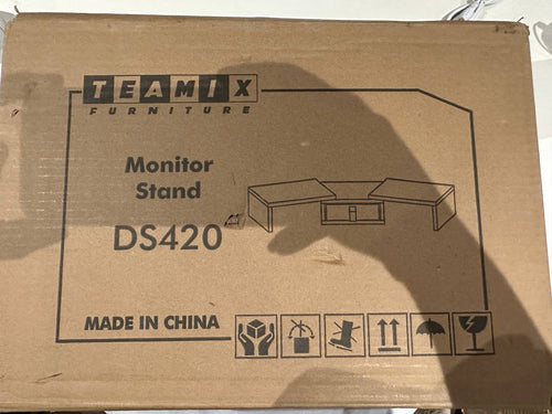 *NEW* TEAMIX Dual Monitor Stand Riser with Drawer