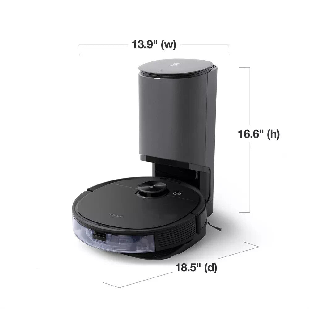 OPEN BOX - ECOVACS DEEBOT N10 MAX + Vacuum & Mopping (Black)